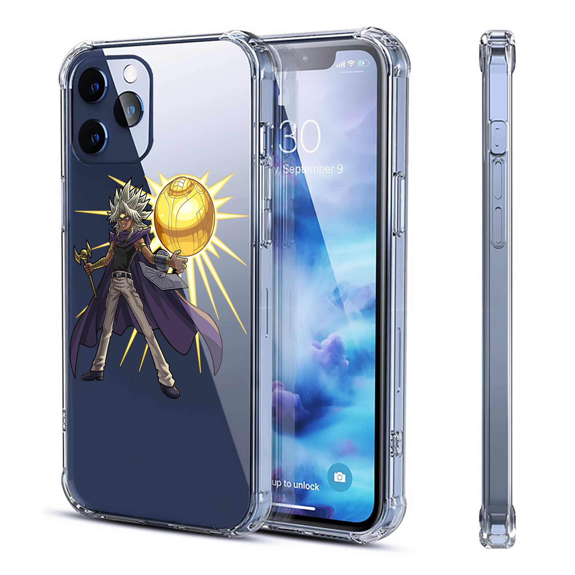（画像用） 遊☆戯☆王 Yu-Gi-Oh! 【iPhone 12シリーズ対応】透明スマホケース（クリアソフトケース）